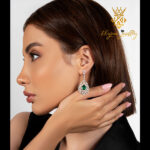گوشواره زمرد 4561 - Image 2