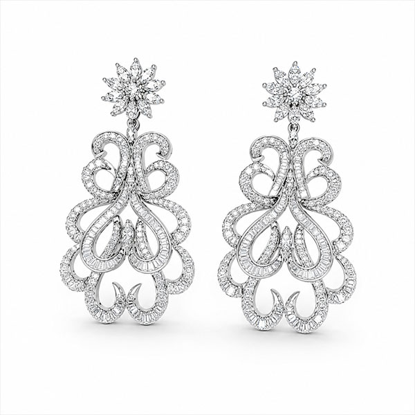 گوشواره گوشواره طرح ابشار باگت کد100119 - Image 1