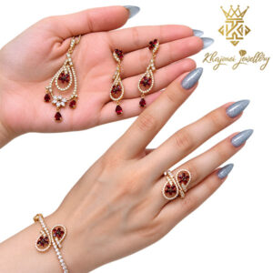 نیم ست یاقوت سرخ5826-5831